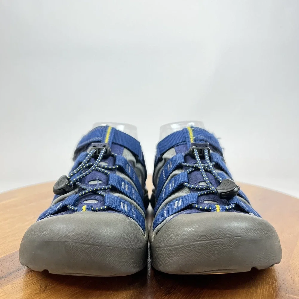 Childrens Big Kids Keen Newport H2 Blue Waterproof Shoes Sandals Size 4‎ Y GUC